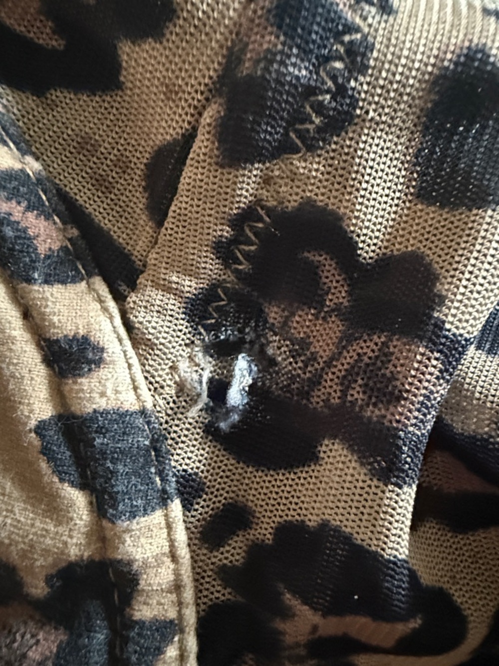 Free People Leopard-Print Midi Dress in Beige and Black with Tie Straps - Picture 5 of 5